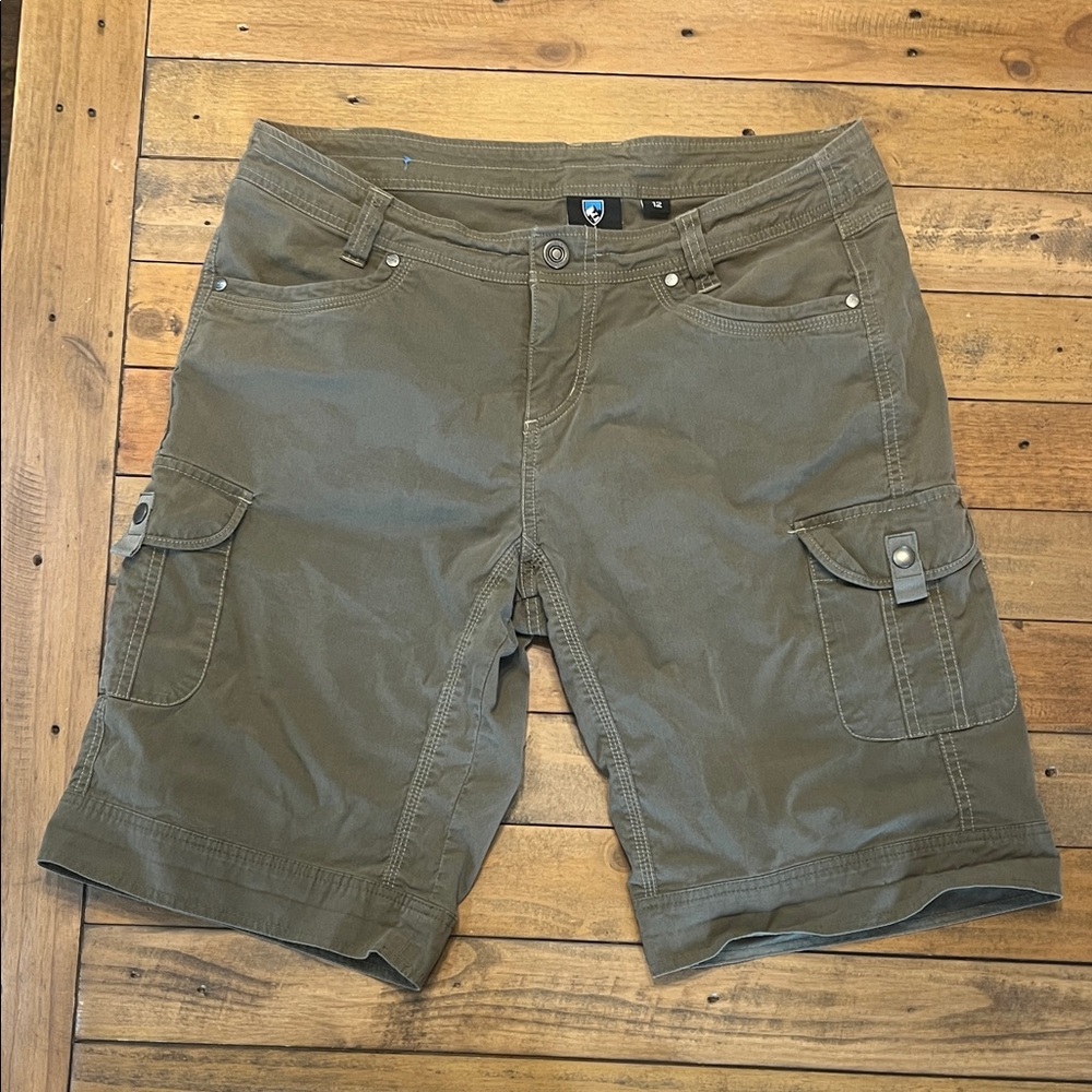 KUHL Women’s Olive Cargo Shorts